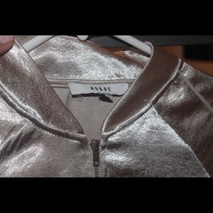 Small Gold Bomber Jacket